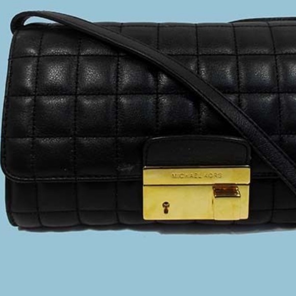michael kors gia quilted clutch